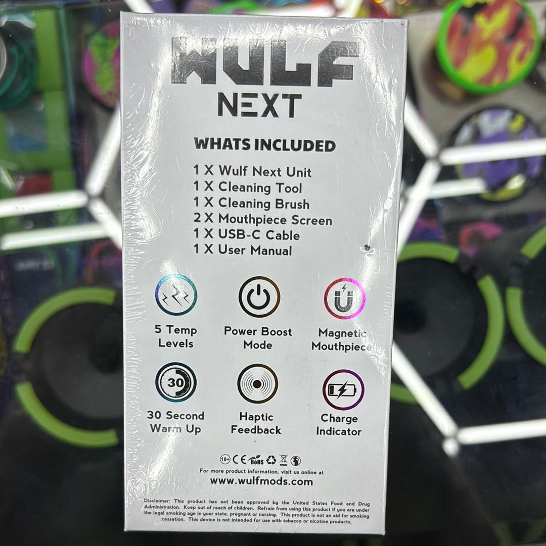 Wulf next dry herb vaporizer rainbow