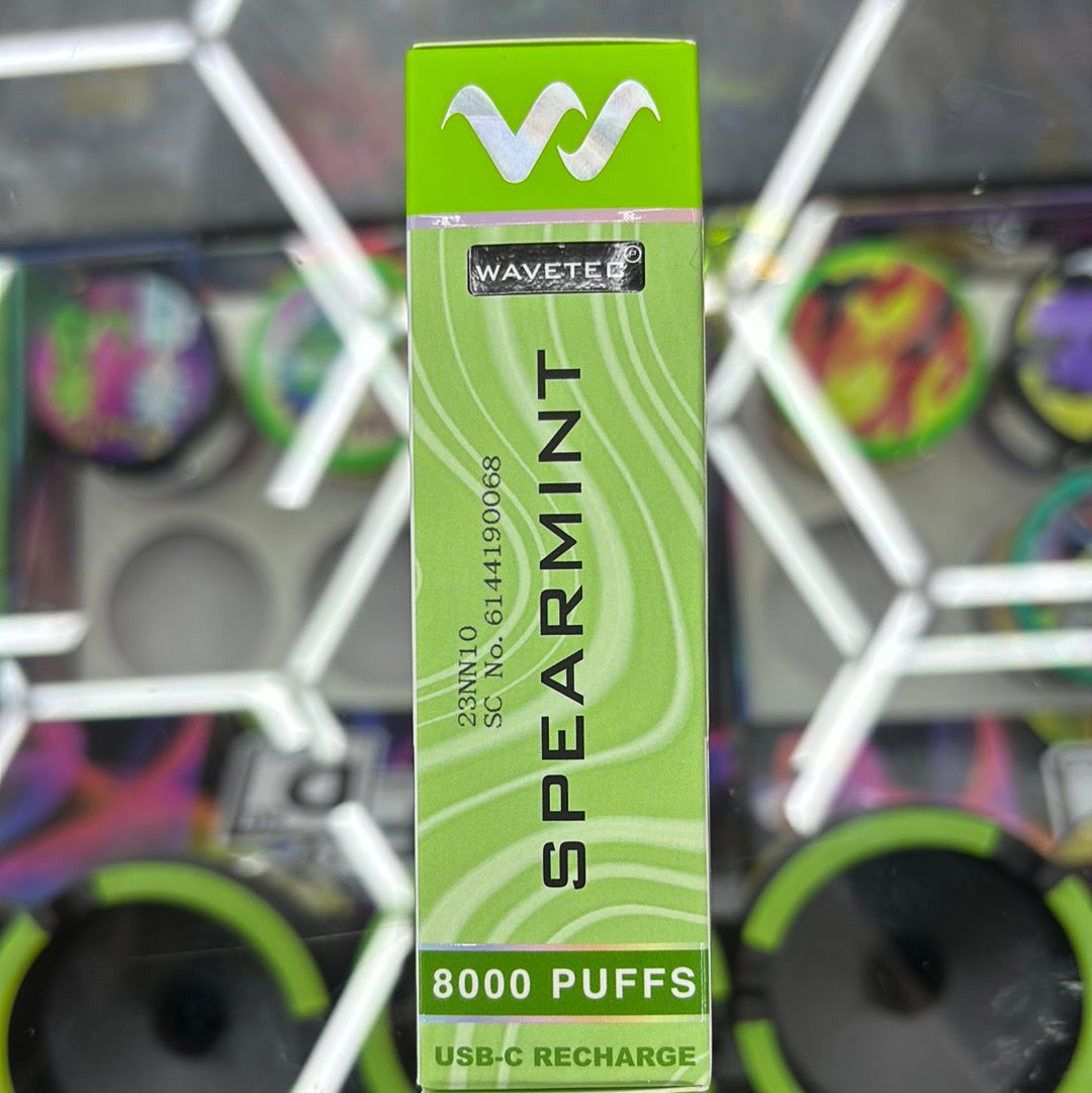 Wave peppermint 8000 puffs