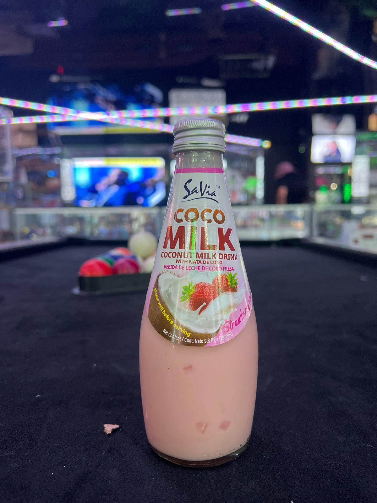 Savia coconut milk strawberry flavor 9.8floz