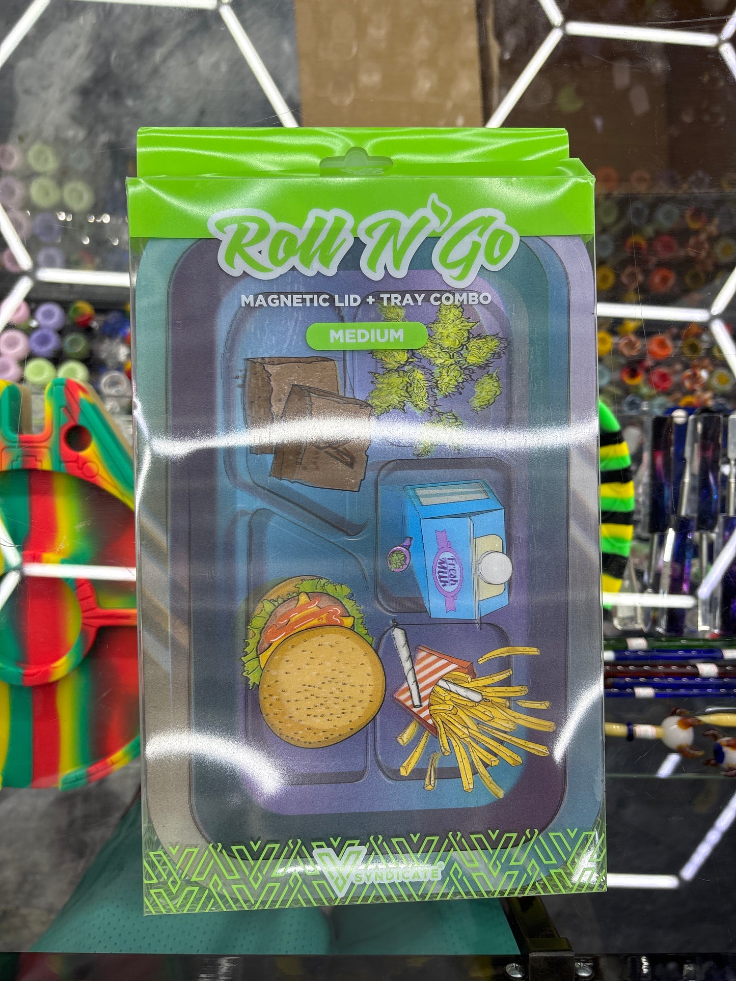 Roll n go mini magnetic lid plus tray combo medium