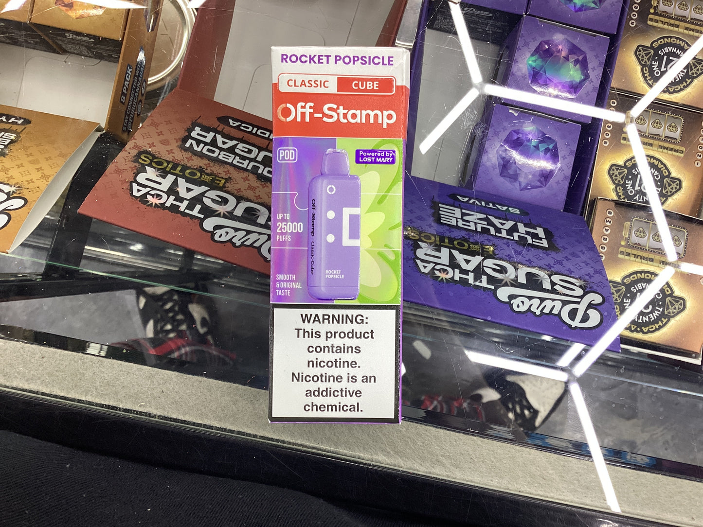 Off stamp classic cube 25K rocket freeze