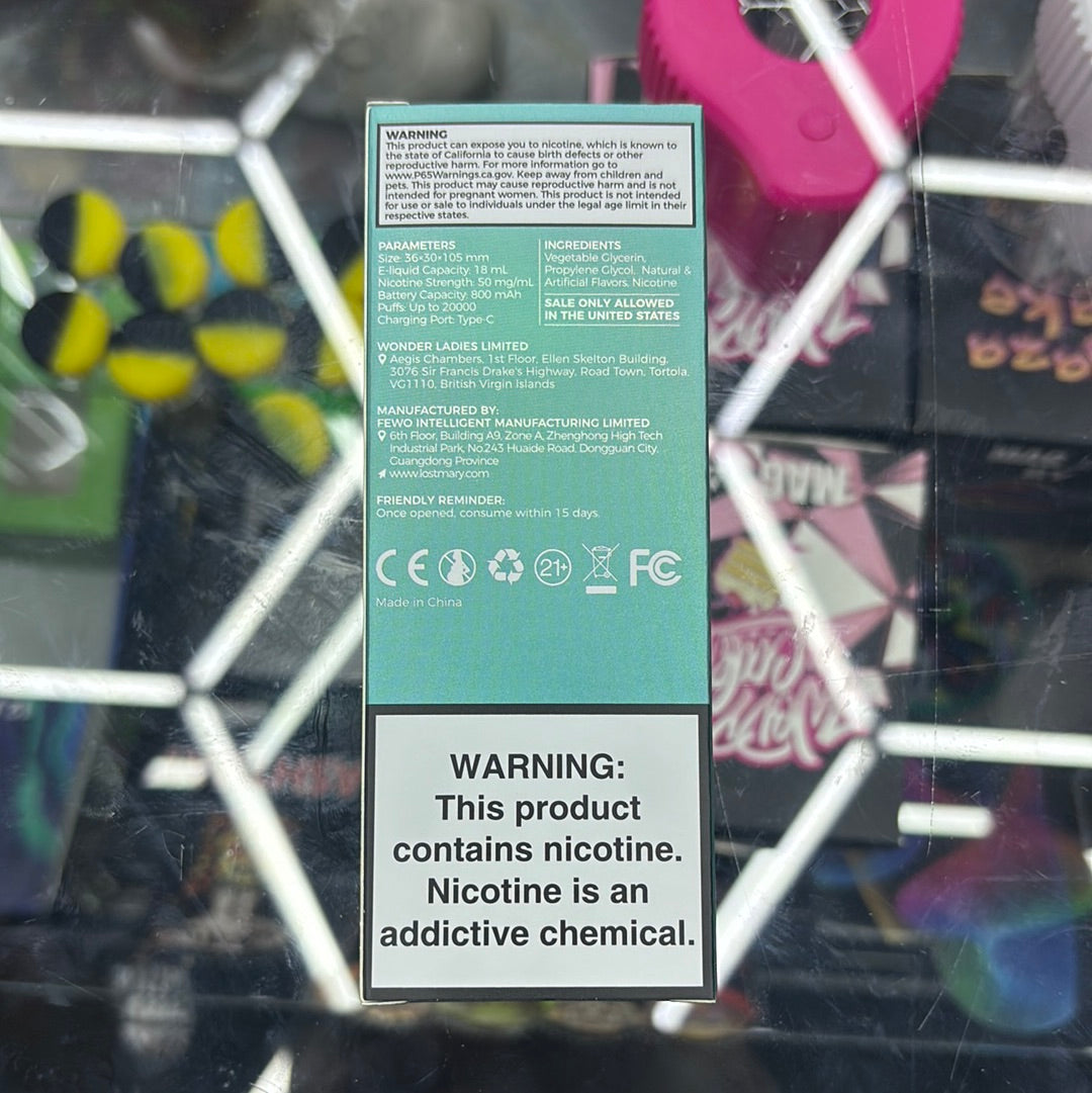 Lost Mary peach 20,000 puffs