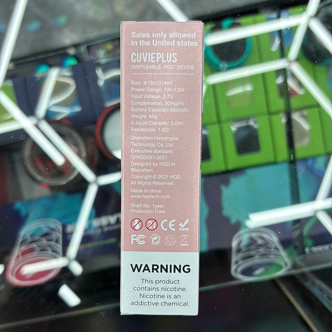 HQD tres leches 1200 puffs curvie plus