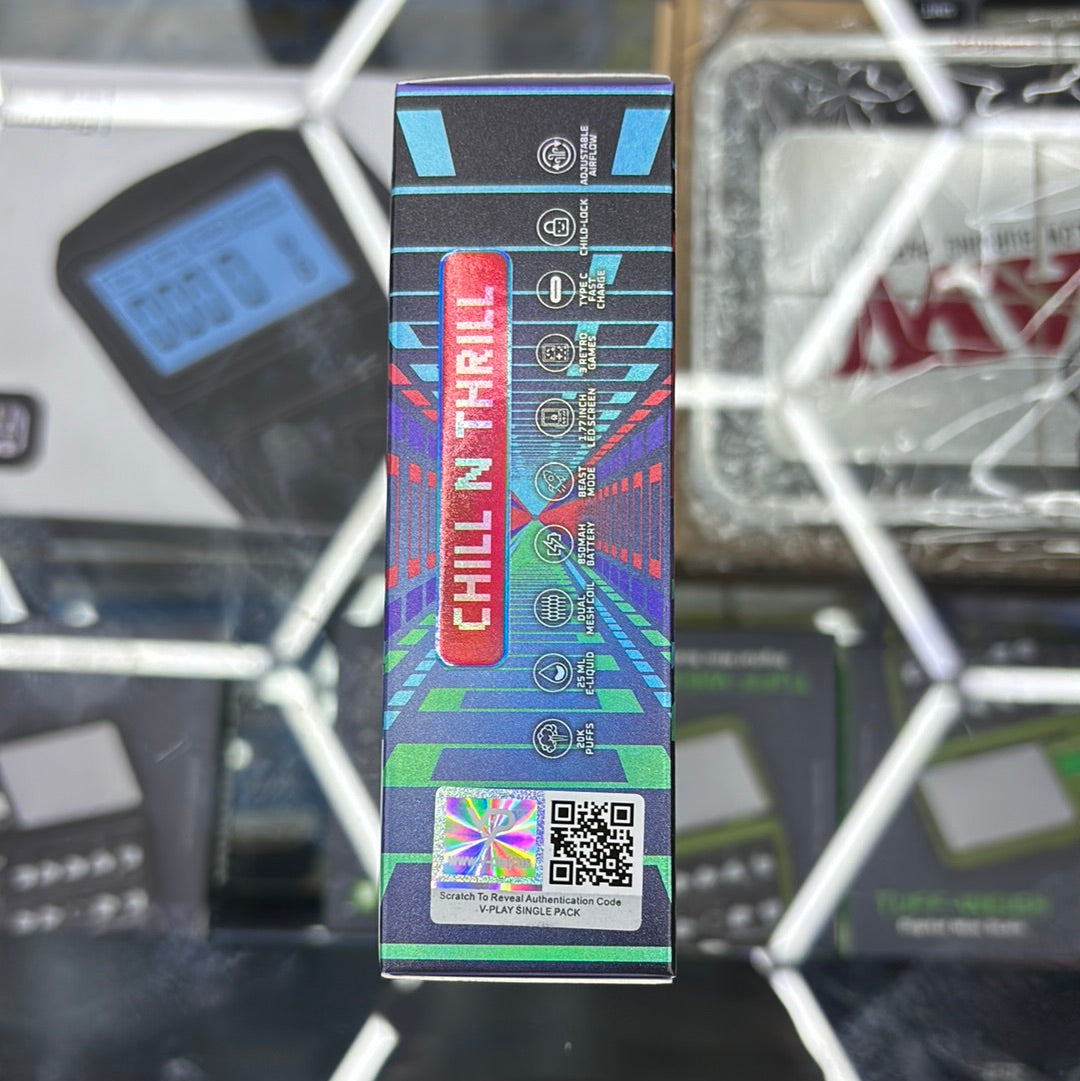 V play blue razz bash