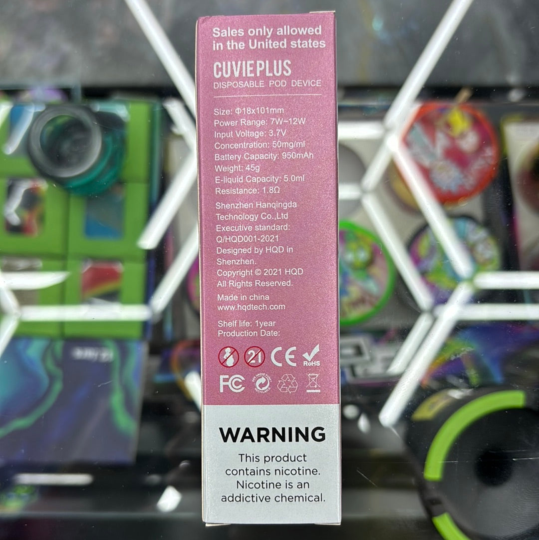 HQD cotton candy 1200 puffs curvie plus