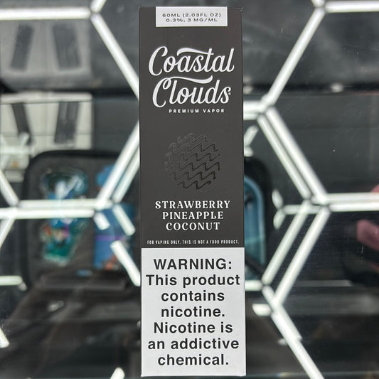 Coastal clouds, strawberry pineapple coconut 3mg