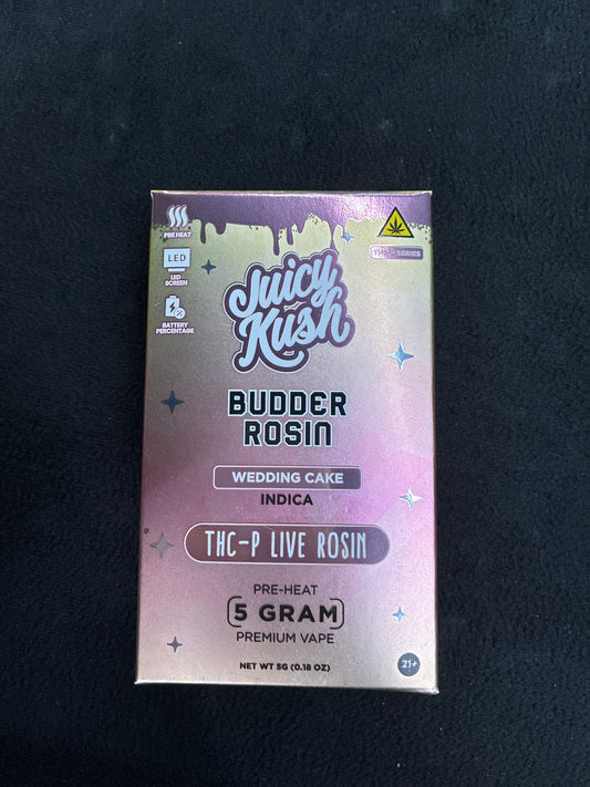 Juicy kush budder rosin wedding cake indica thcp live rosin 5 gram