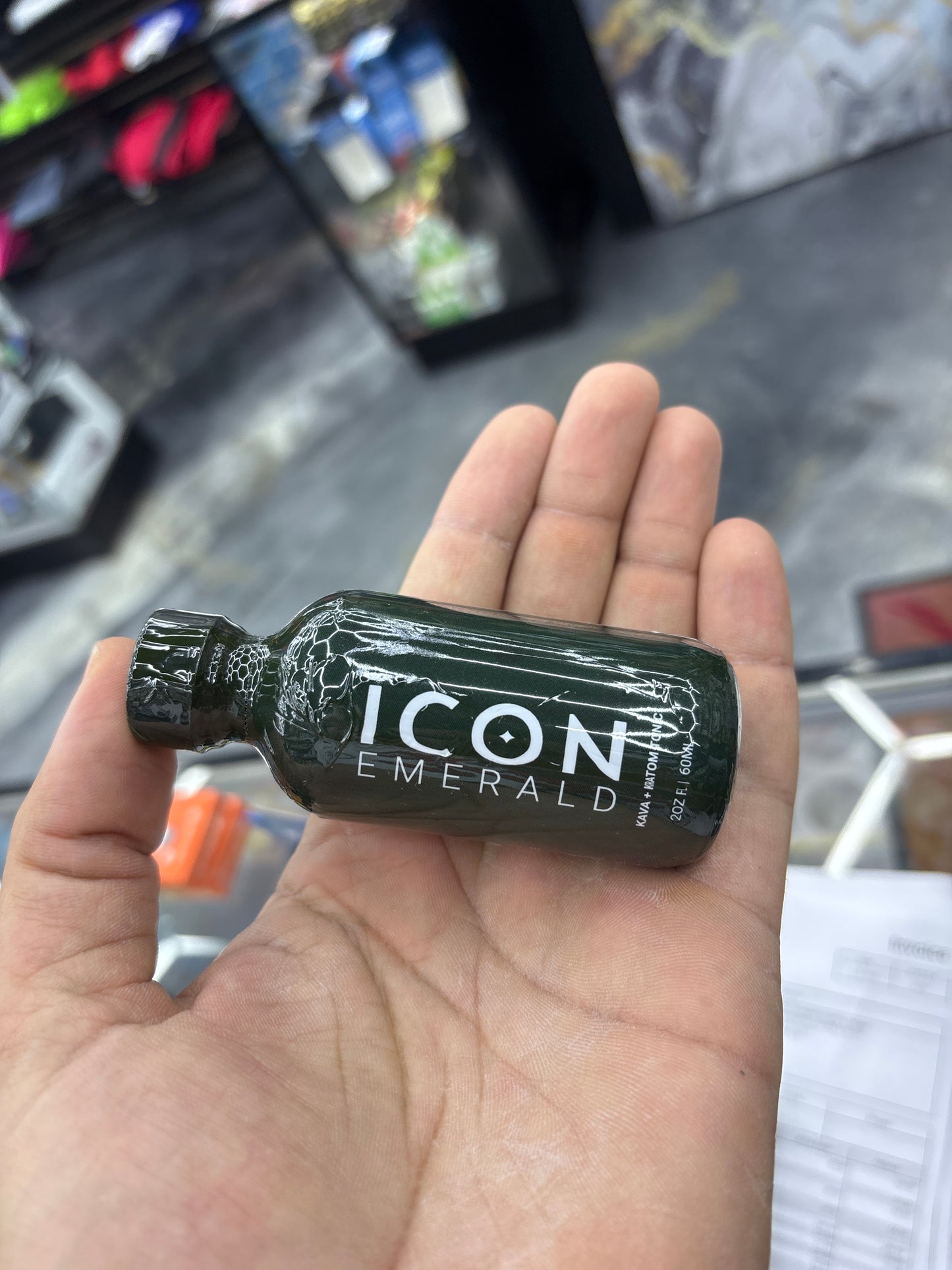 Icon emerald cava plus Kratom tonic shot