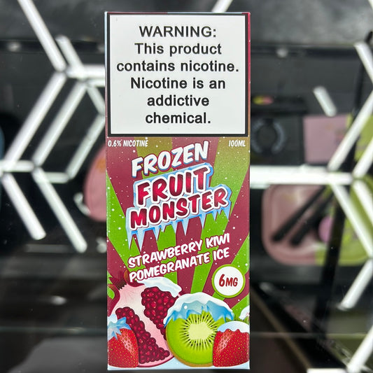 Frozen fruit monster,strawberry kiwi pomegranate ice 6MG 100ML
