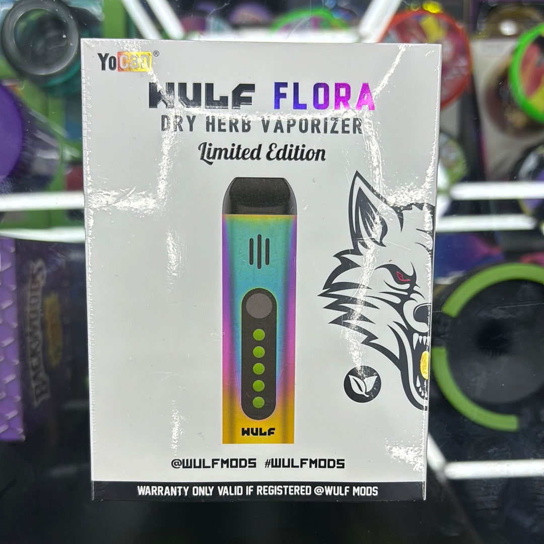 Yocan wulf flora dry herb, vaporizer, limited edition  rainbow burnt metal