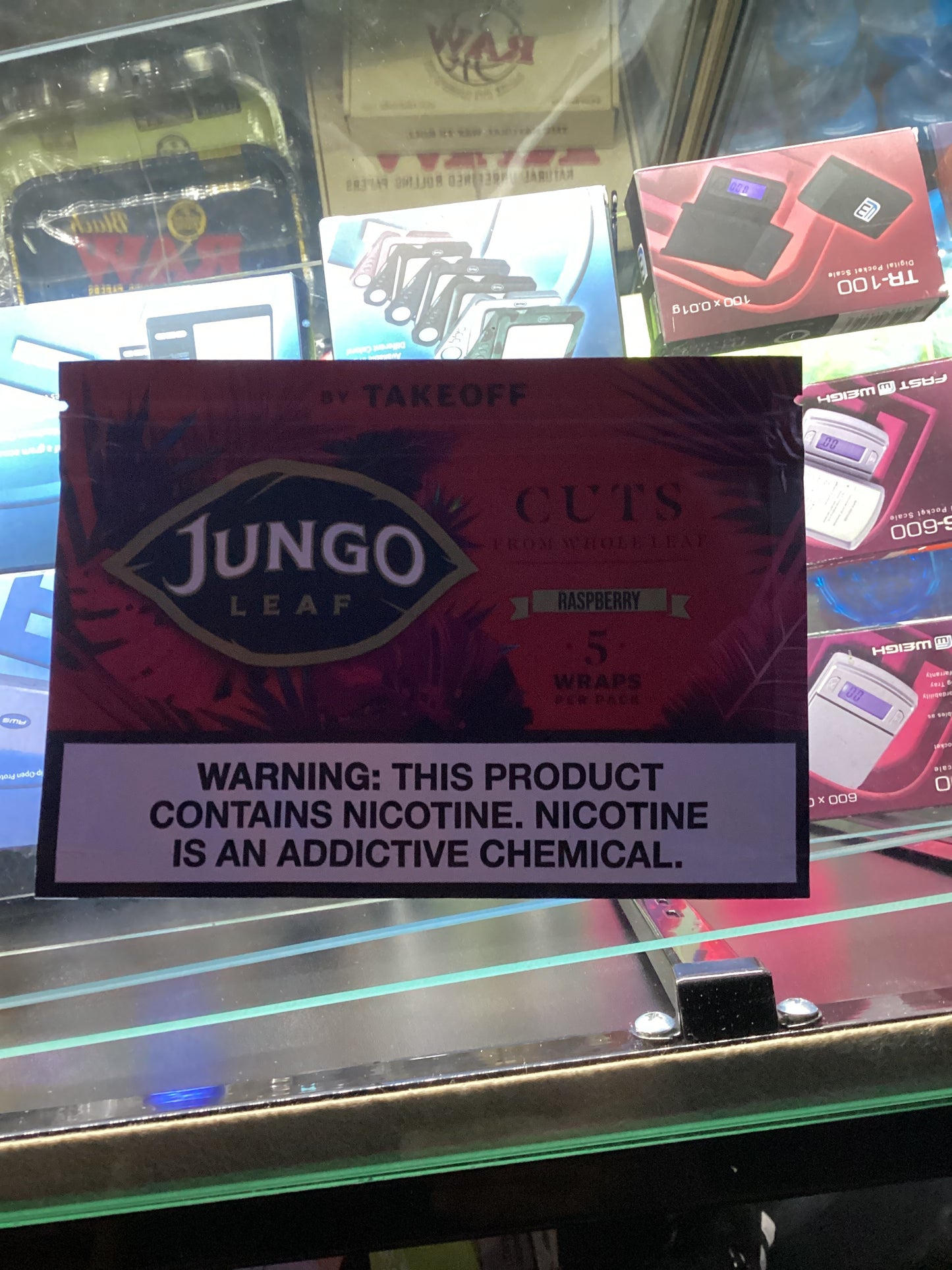 Jungo leaf raspberry 5wraps per pack
