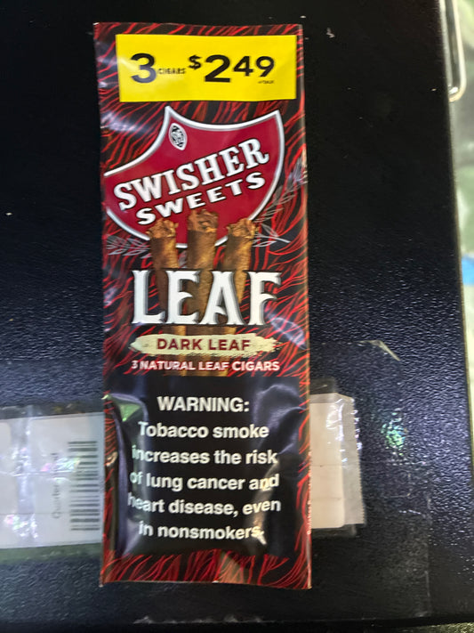 Swisher sweets leaf dark leaf