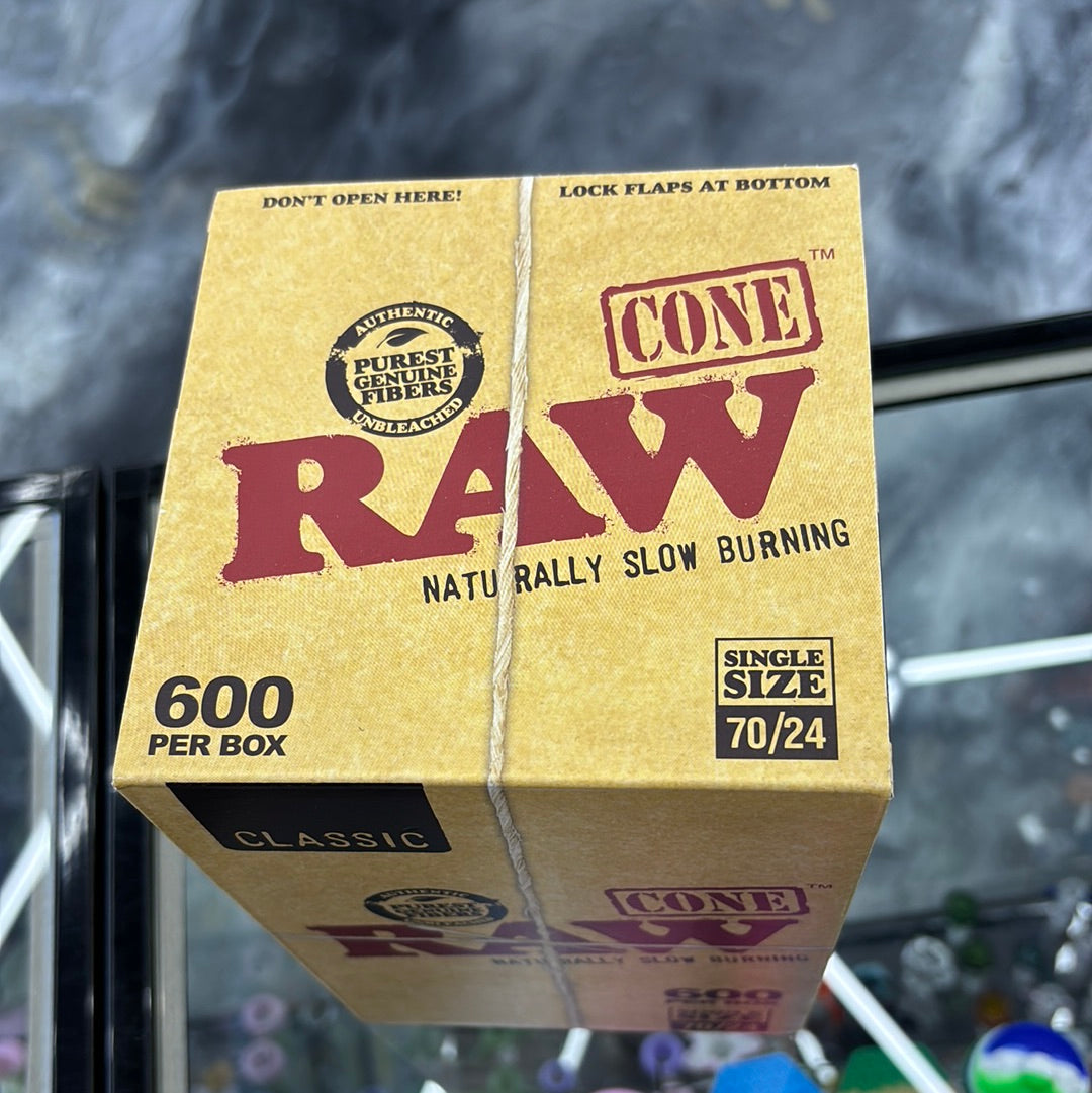 Raw cone 600per box single size 70/24