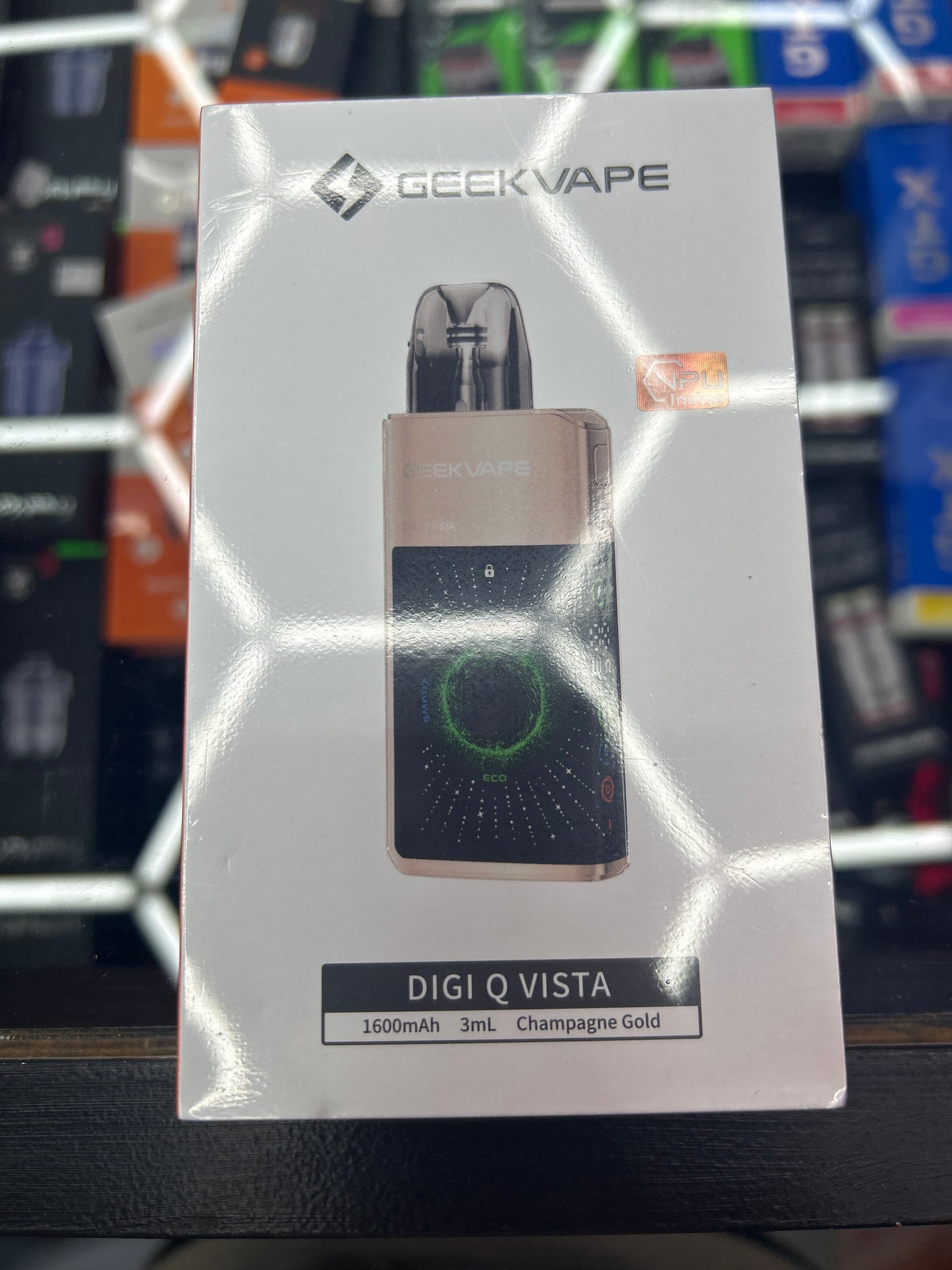 Geekvape Digi Q vista champagne gold