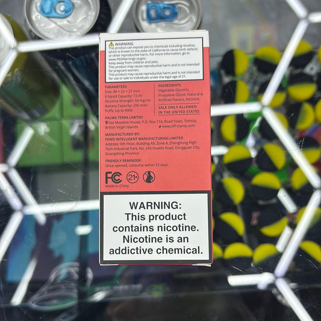 Off stamp pod cherry strazz