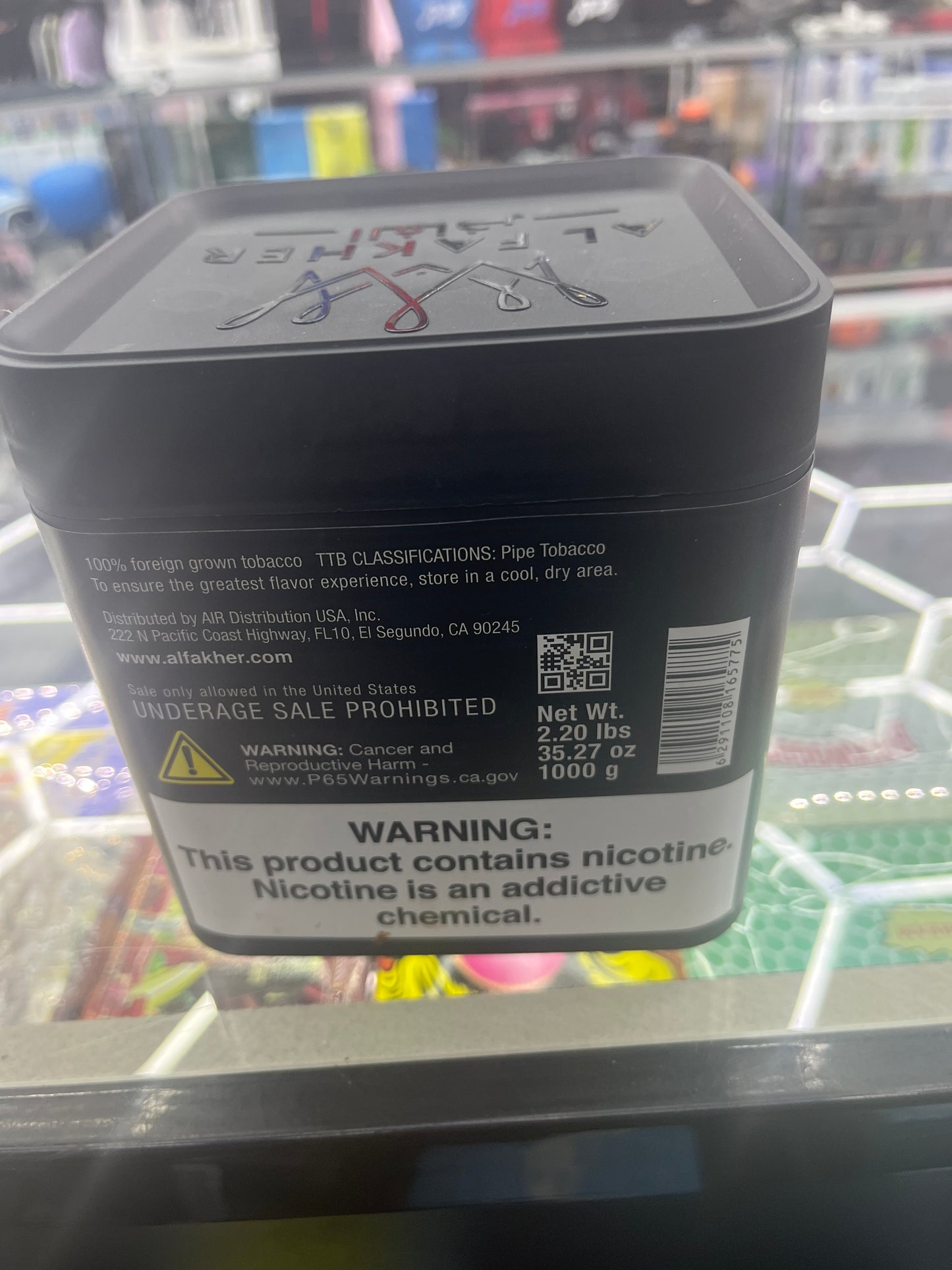 Al fakher gun with mint flavor 2.20lbs