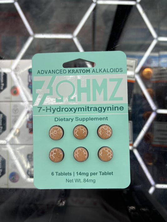 Advanced kratom alkaloids 7-hydroxymitragynine 6 pk