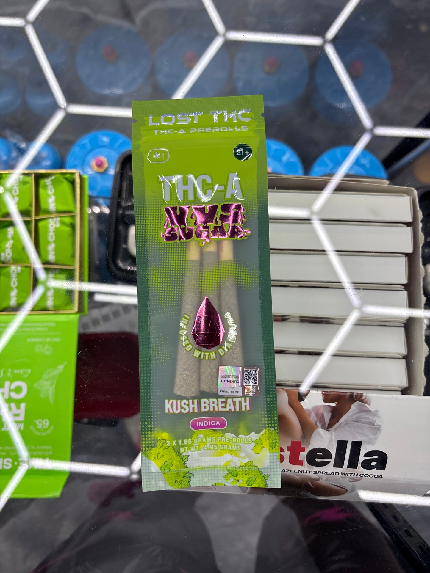 Lost thc-a pre-rolls, vvs sugar kush breath indica