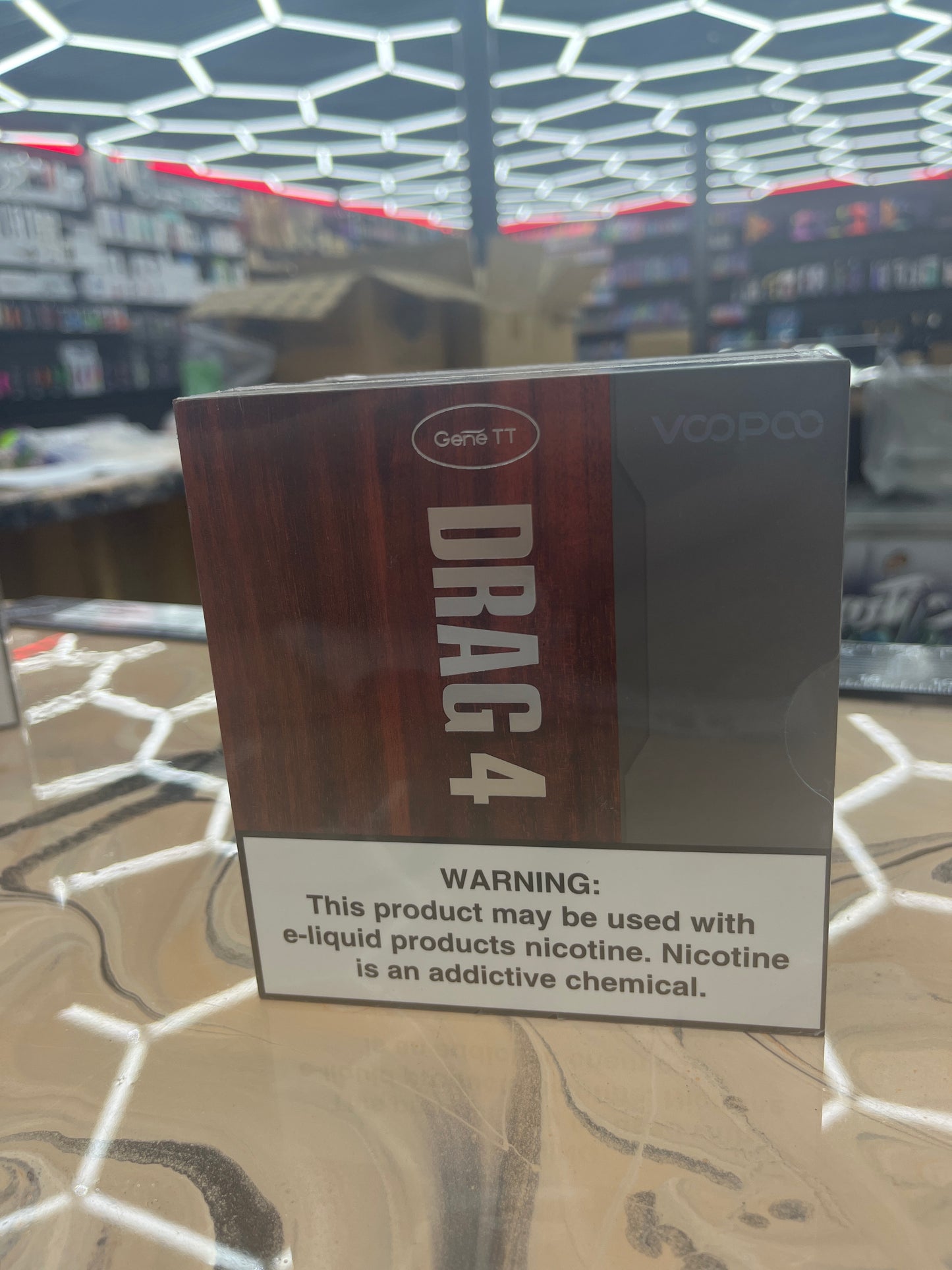 VooPoo Drag 4 Kit Gun Metal & Rosewood