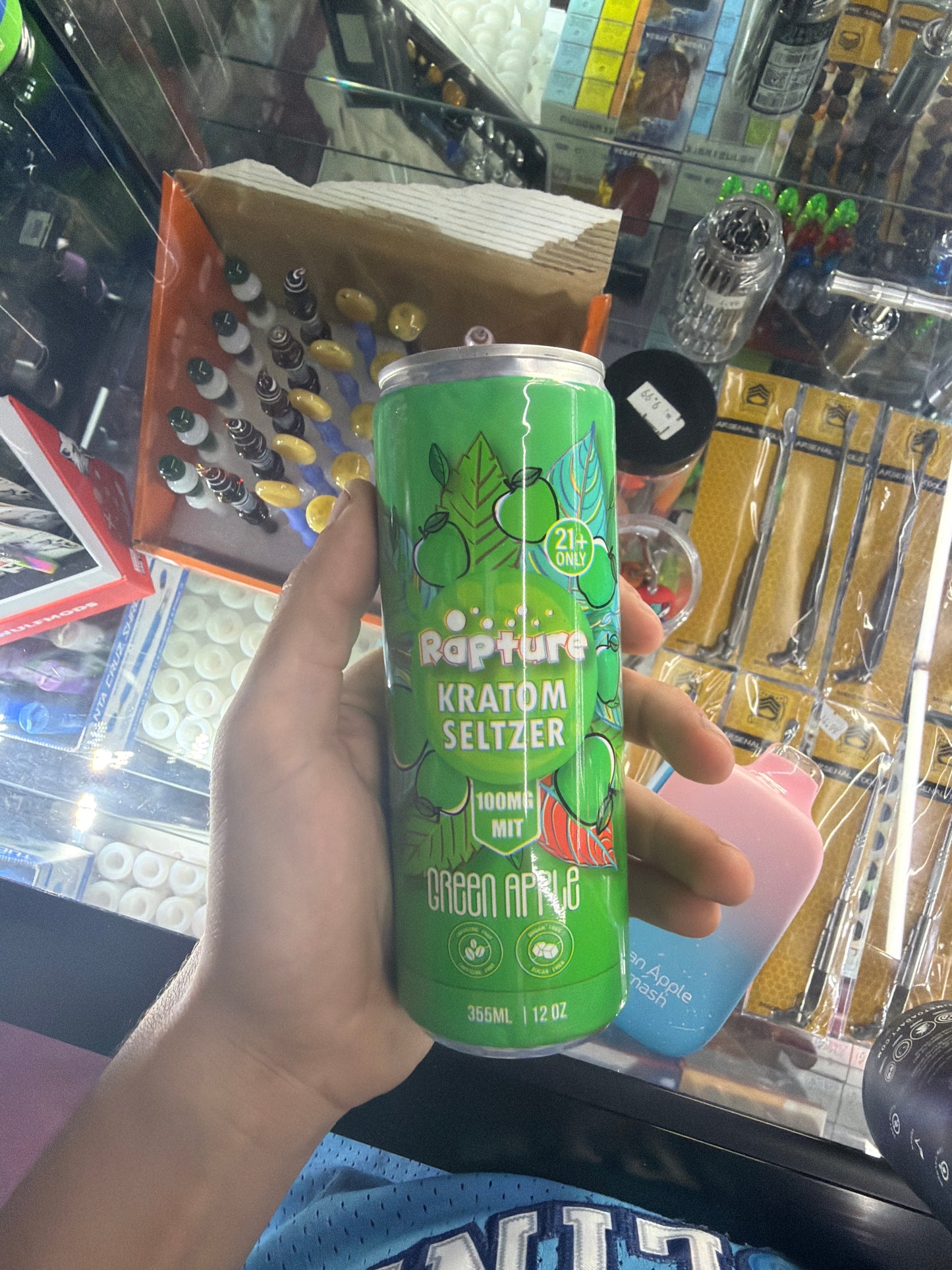 Rapture Kratom Seltzer 100mit Green Apple