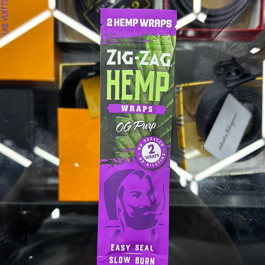 Zig-zag hemp wraps og purp