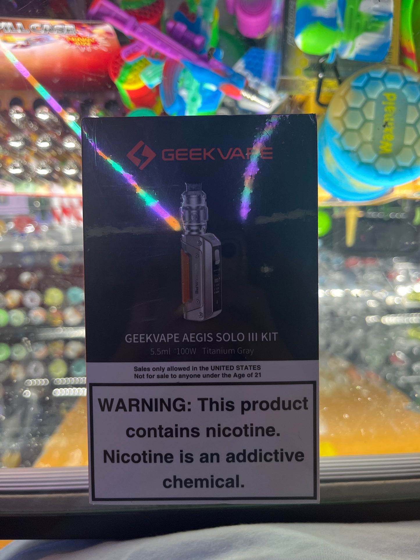 Geekvape aegis solo 3 kit titanium gray