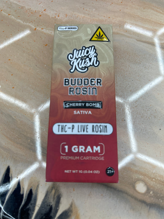 Juicy kush budder rosin 1g vape cherry bomb sativa