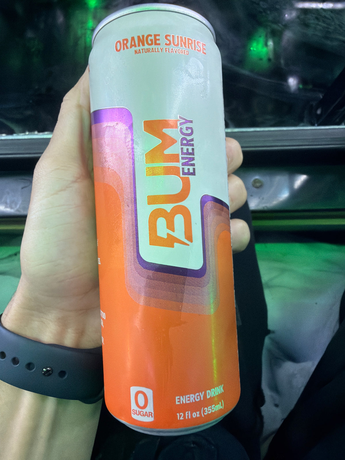 Bum Energy 112mg Natural Caffeine Orange Sunrise