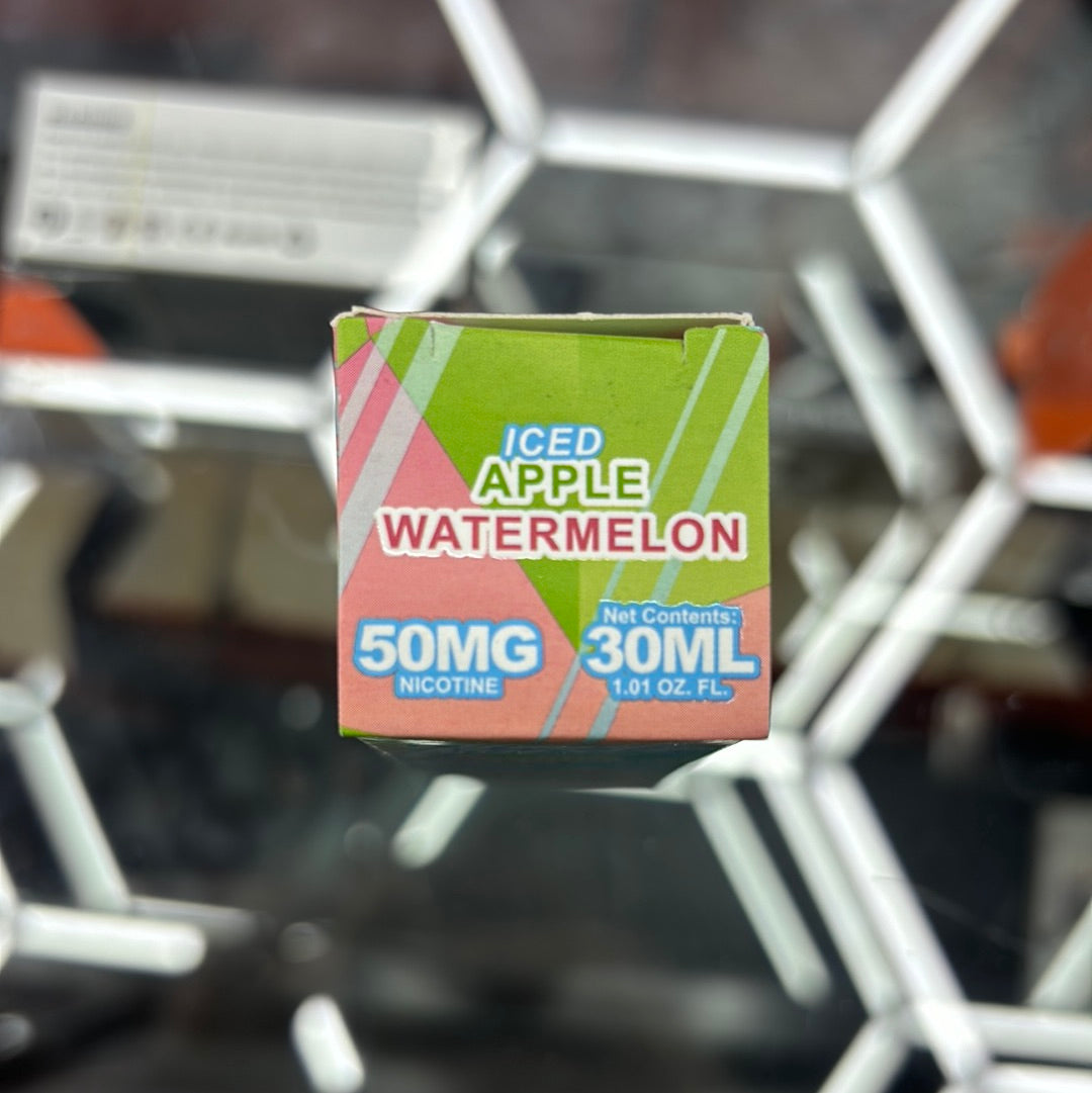 Cloudnurdz watermelon apple iced salts  50mg