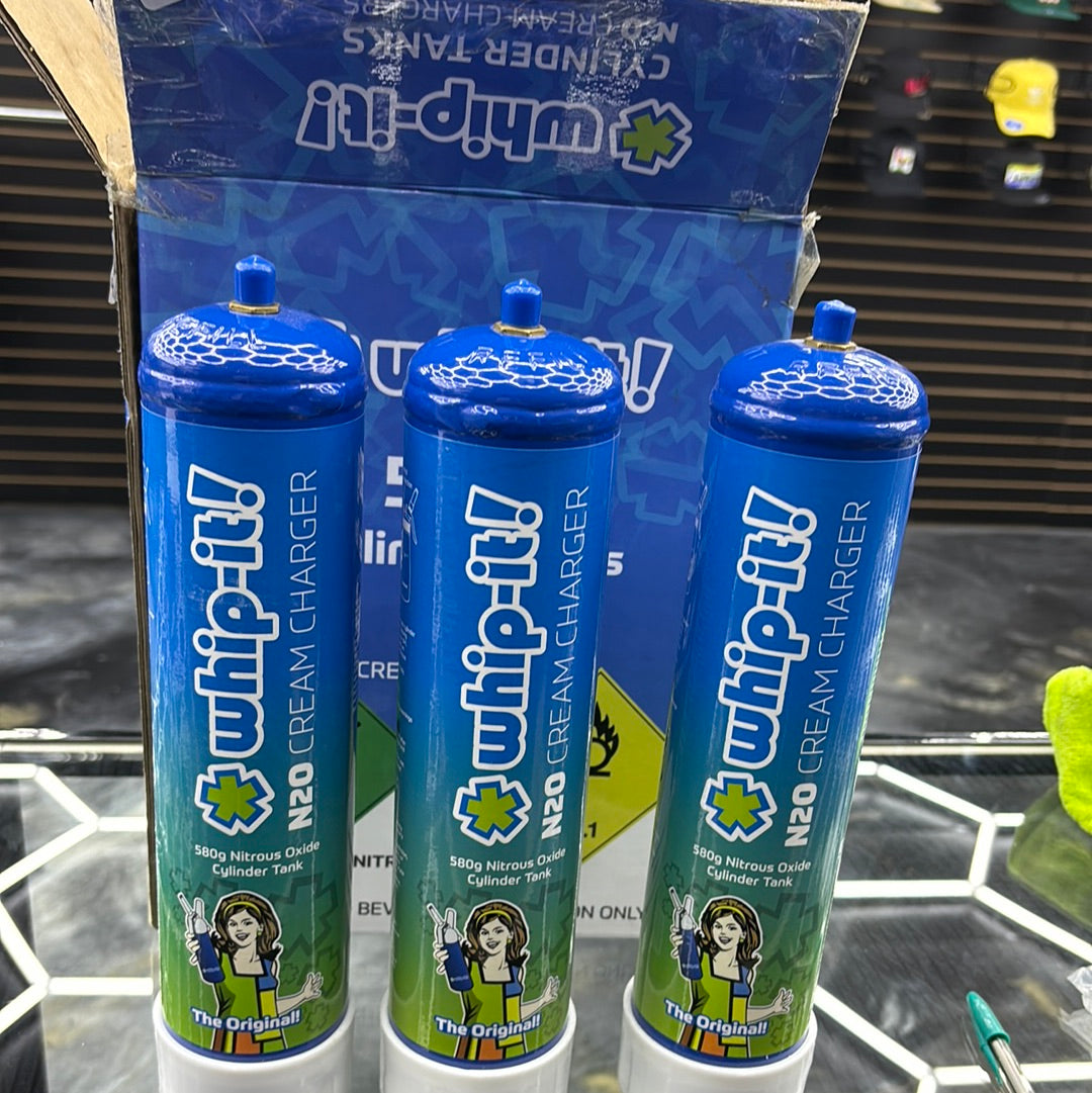 Whip it n20 cream charger, 580 G nitrous oxide cylinder tank