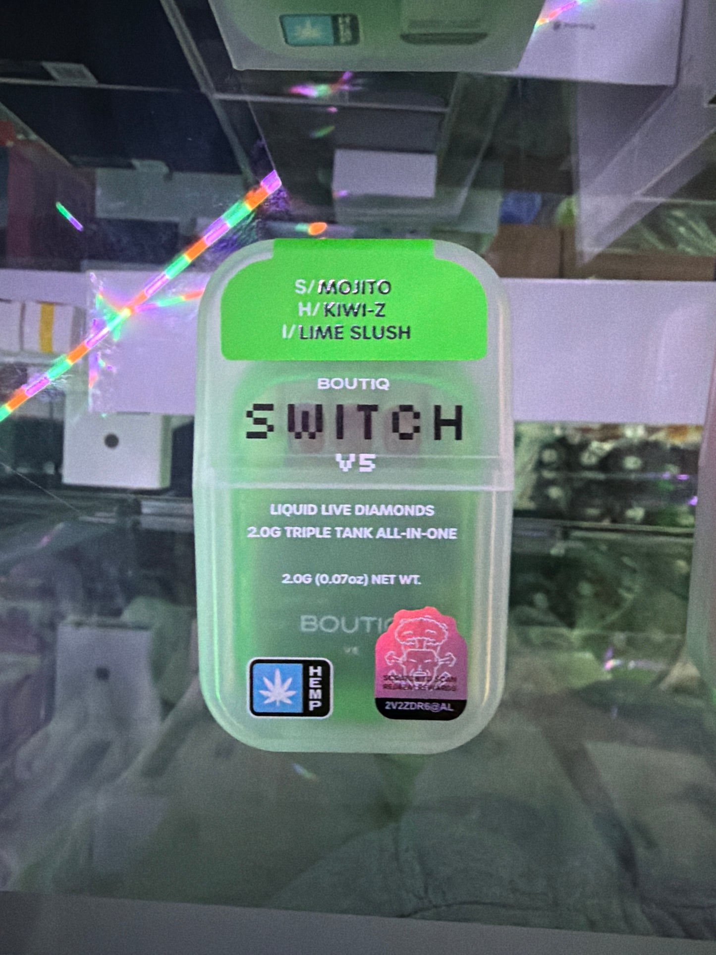 Boutiq switch v5 liquid live diamonds mojito/kiwi-z/lime slush