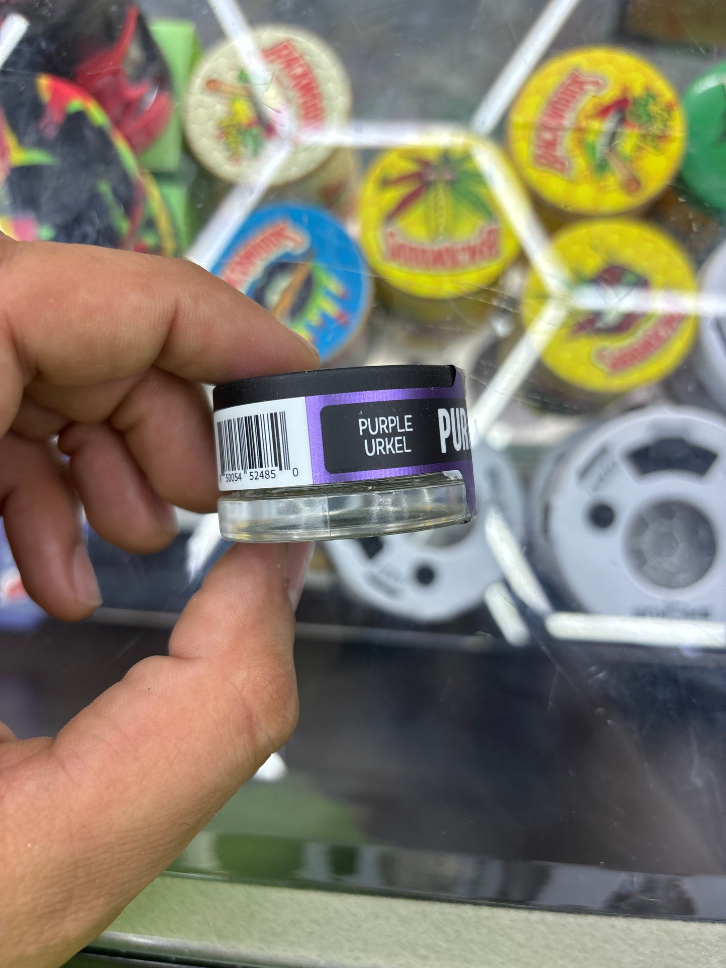 Half baked purified, diamonds purple Urkel Indica