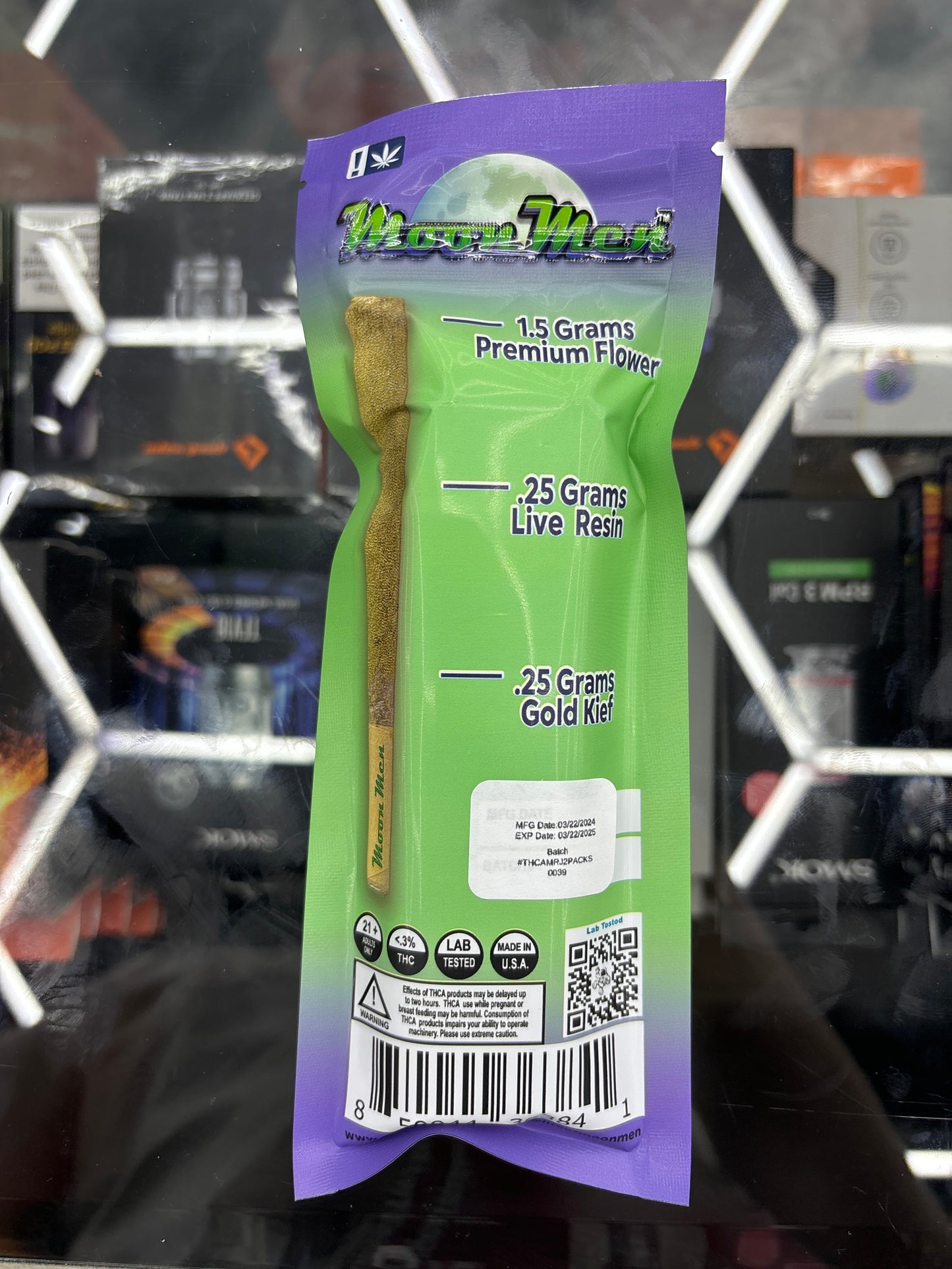 Moonmen thca moon rock joint green runtz hybrid