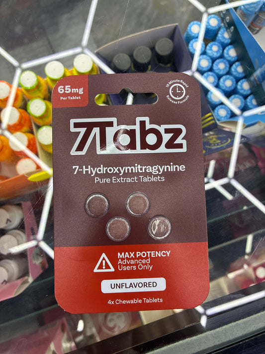 7tabz 7-hydroxymitragynine 65mg per 260mg unflavored flavor