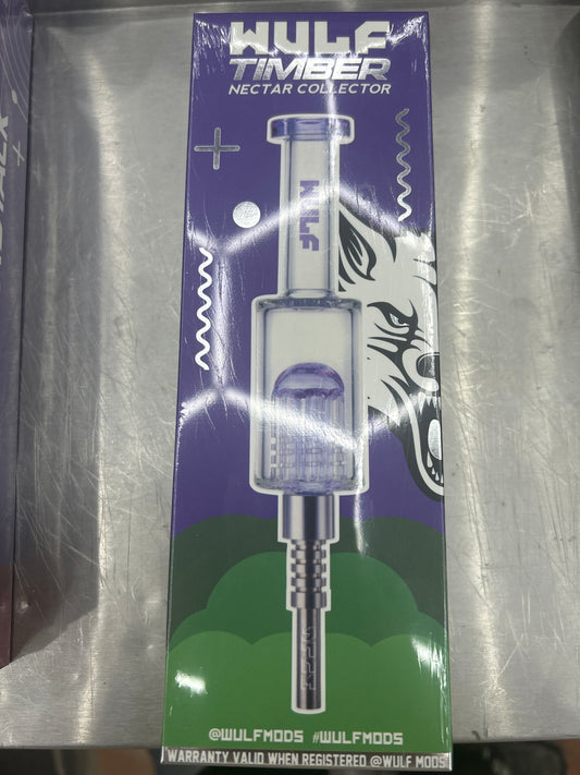 Wulf timber water filtered nectar collector purple