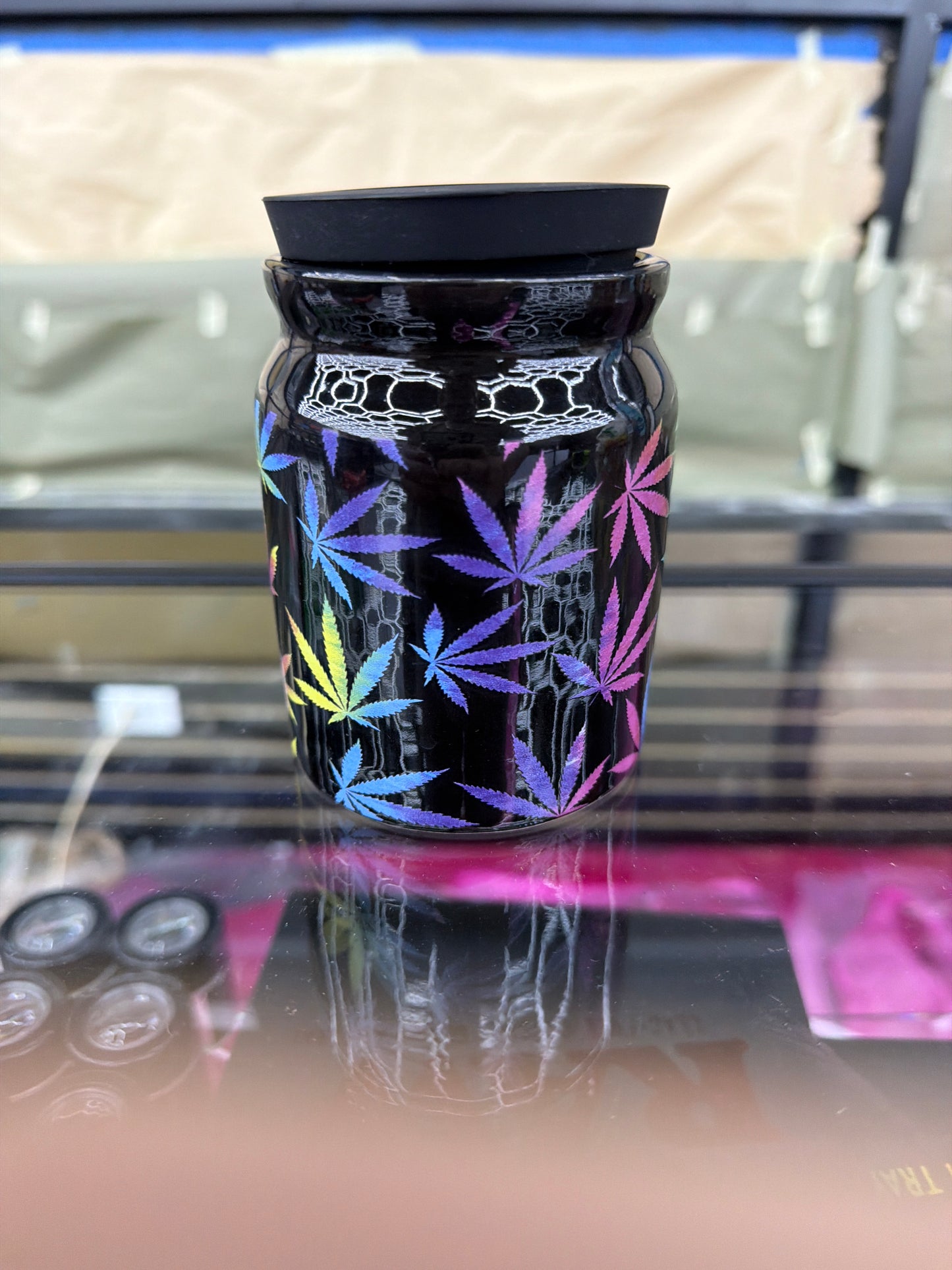 Fujima Weedies ceramic stash jar 8floz