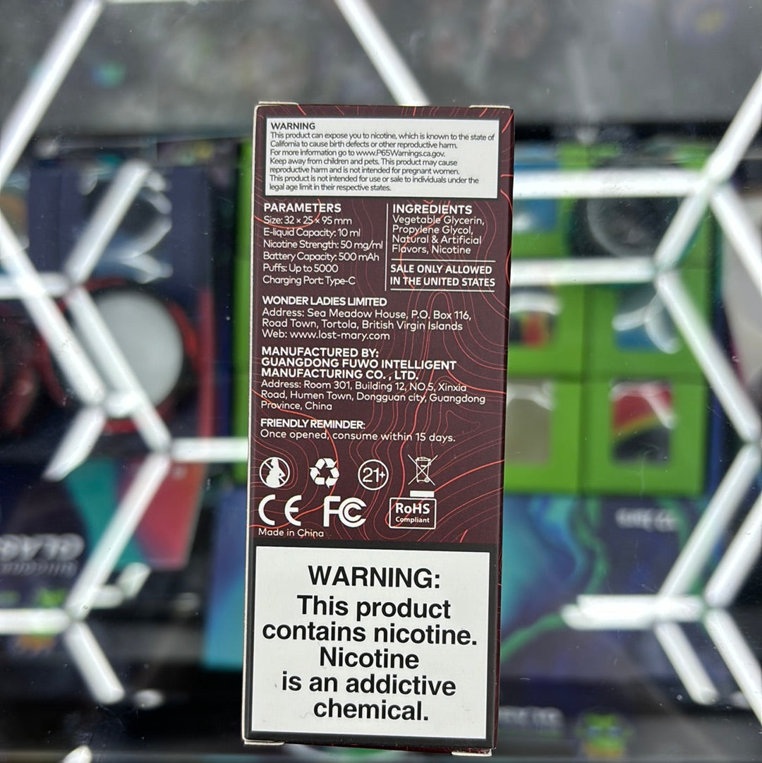 Lost Mary tropical fruit