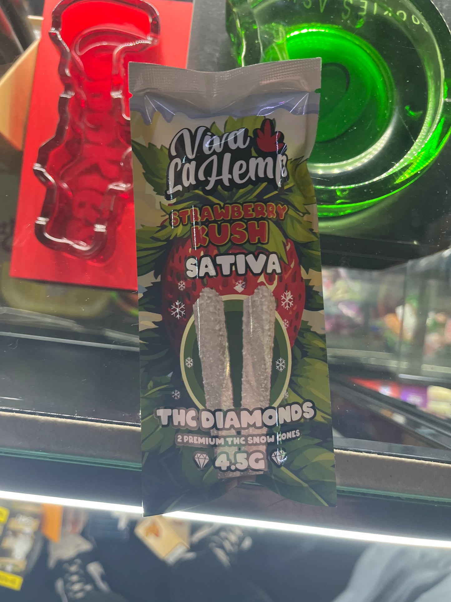 Viva la hemp 4.5g thca diamond preroll sativa strawberry kush