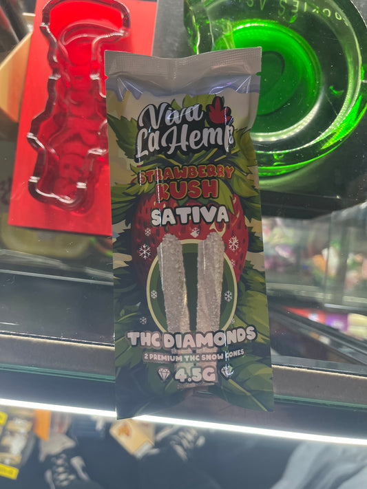 Viva la hemp 4.5g thca diamond preroll sativa strawberry kush