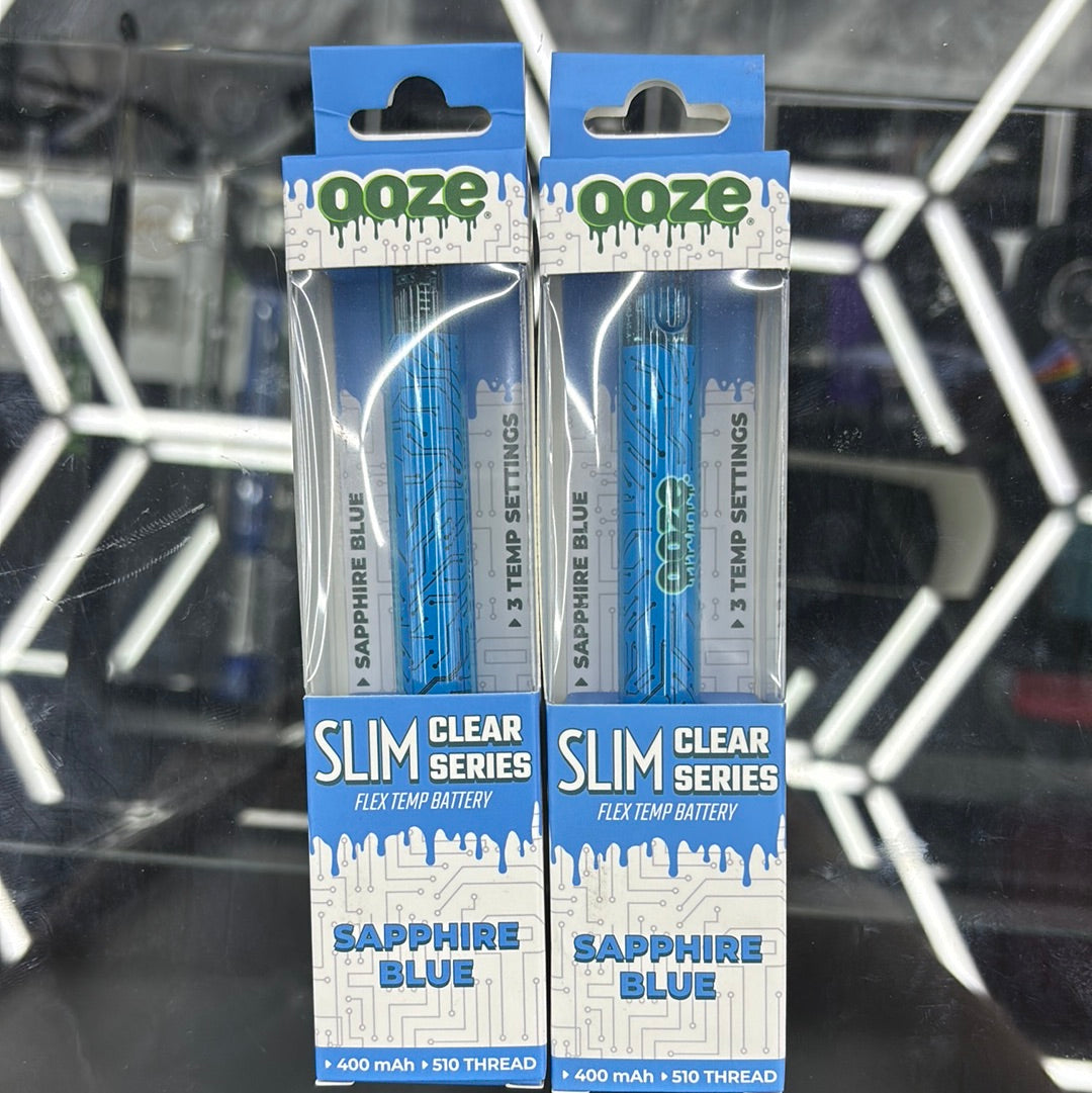 Ooze slim clear series blue