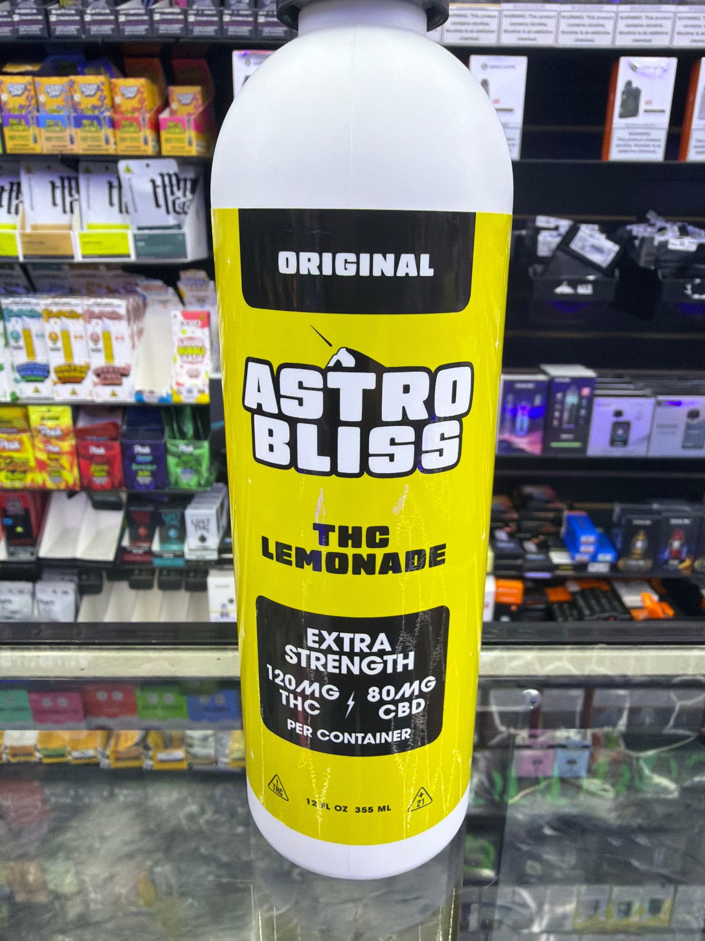Astro Bliss Thc Lemonade Extra strength 120mg thca/ 80mg cbd