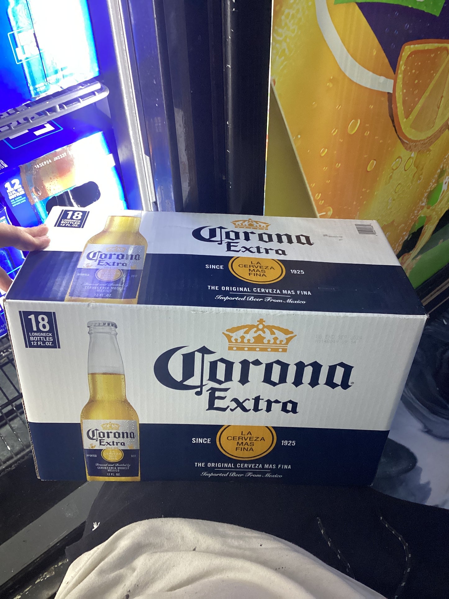 Corona extra 18 pack bottles 12oz