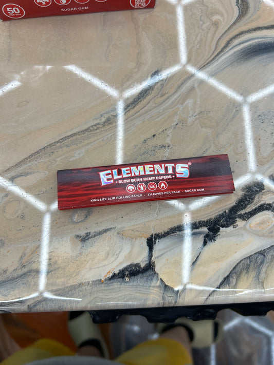 Elements king size slim red