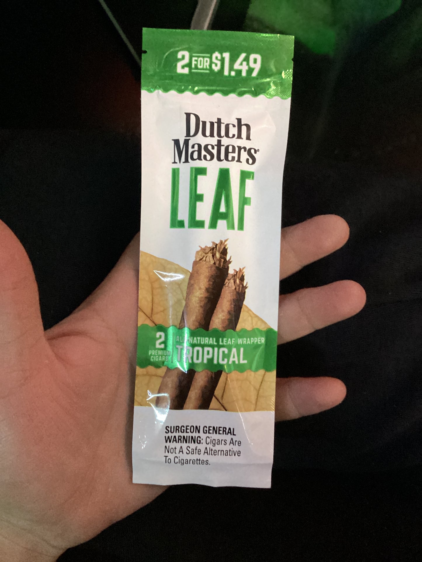Dutch masters leaf tropical