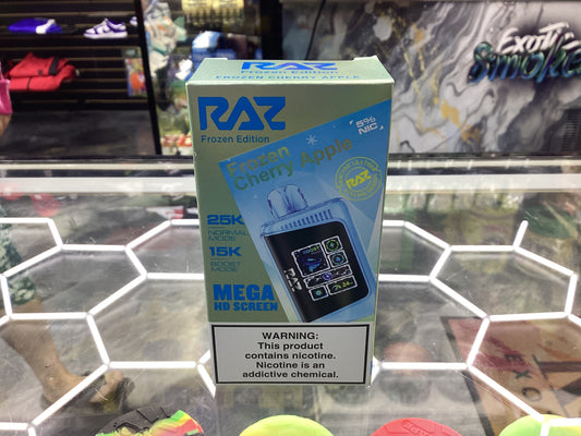 Raz dc25000 25k puffs frozen cherry apple