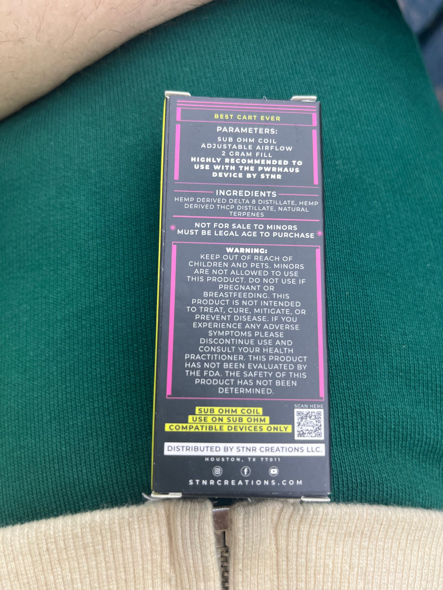 Stnr 2g thcp indica galactic glue