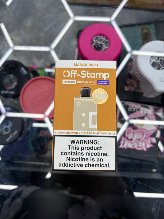 Off stamp pod mango twist 16k puffs