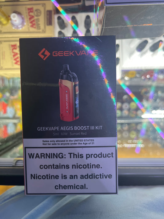 Geekvape aegis boost 3 kit sunset red