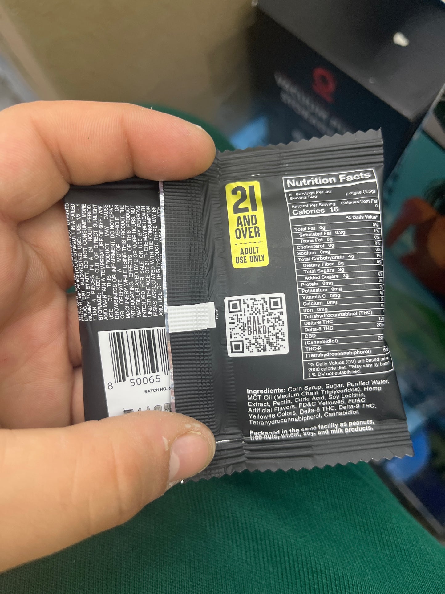 Half bakd always fresh thcp gummy 420 mg island pog