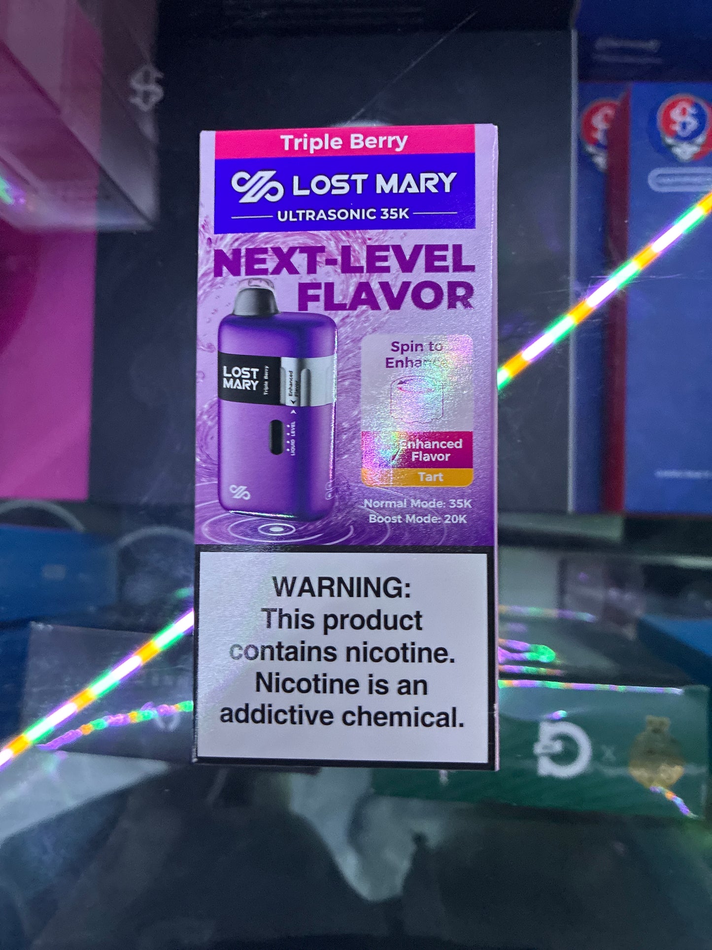 Lost Mary ultrasonic 35k next level flavor triple  berry
